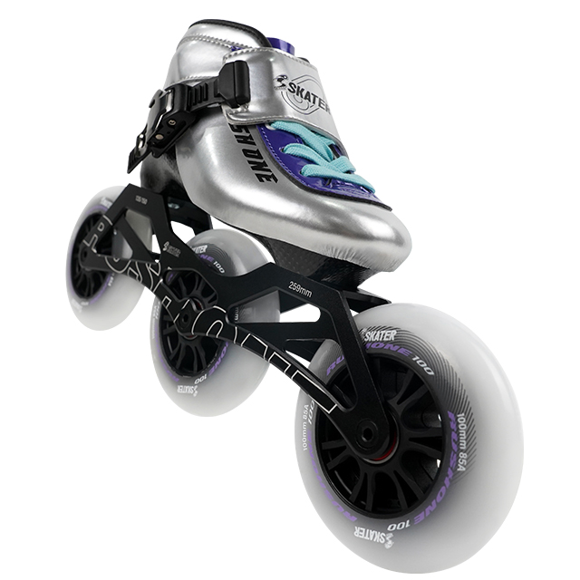 SK1 Carbon Fiber Professional 3 Wheels Speed Skates for Kids Teens
